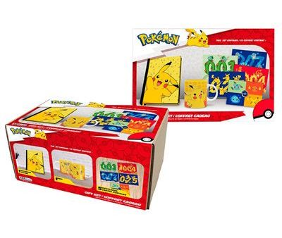 Gift Set Pokémon Pikachu: Caderno A5 + Caneca 320ml + Postais Pikachu - ABYstyle Online Sale