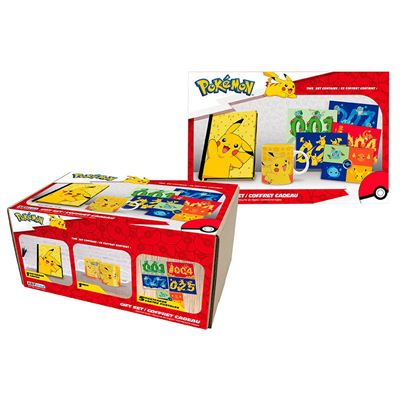 Gift Set Pokémon Pikachu: Caderno A5 + Caneca 320ml + Postais Pikachu - ABYstyle Online Sale