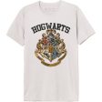 T-Shirt Harry Potter Hogwarts - Branco -  Tamanho L - Cotton Division For Cheap