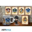 Gift Set Harry Potter Hogwarts: Caneca 320ml + Acrílico + Postais Hogwarts - ABYstyle Hot on Sale