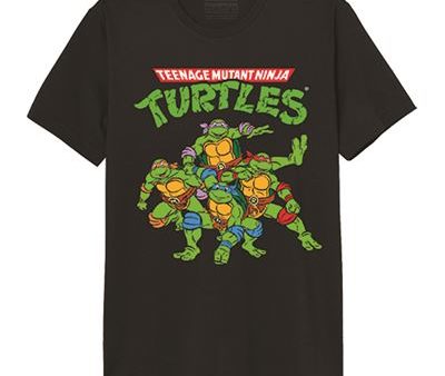 T-Shirt Teenage Mutant Ninja Turtles - Preto - Tamanho M - Cotton Division Sale