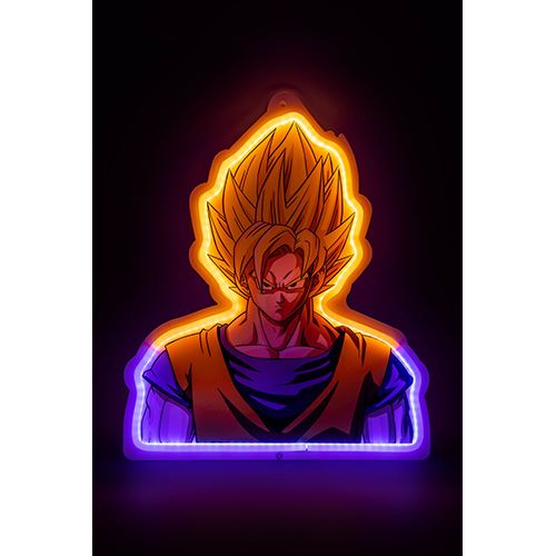 Lâmpada Neon Dragon Ball Z: Goku Super Yellow - Teknofun Hot on Sale