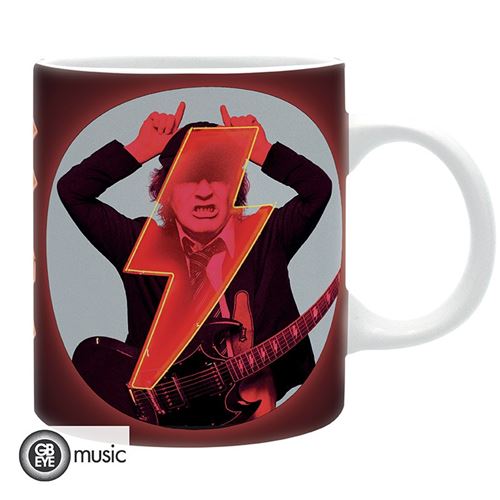 Gift Set AC DC: Caneca 320ml + Acrílico + 4 Crachás - ABYstyle Online now