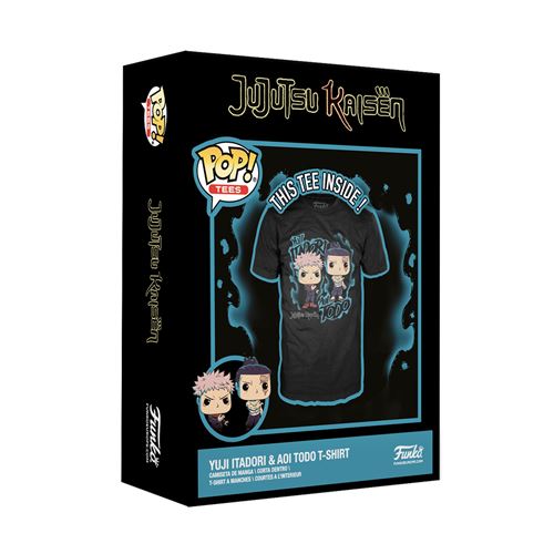 T-Shirt Funko Pop! Boxed Tee Jujutsu Kaisen Season 1: Yuji & Aoi - Tamanho S For Cheap