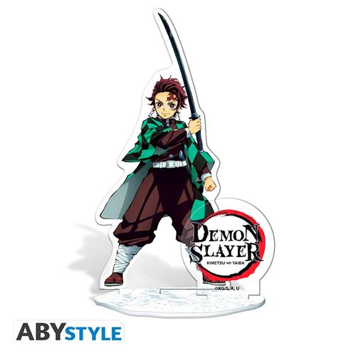 Gift Set Demon Slayer Kimetsu no Yaiba: Copo 470ml com Palhinha + Acrílico + Autocolantes - ABYstyle Online