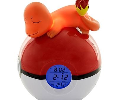 Despertador com Luz Pokémon: Charmander Pokeball  -  Teknofun Sale