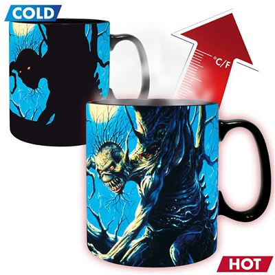 Caneca Muda de Cor Iron Maden: Fearofthe Dark 460ml - Het Change - ABYstyle on Sale