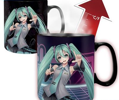 Caneca Muda de Cor Hatsune Miku 460ml - Heat Changing - ABYstyle For Cheap