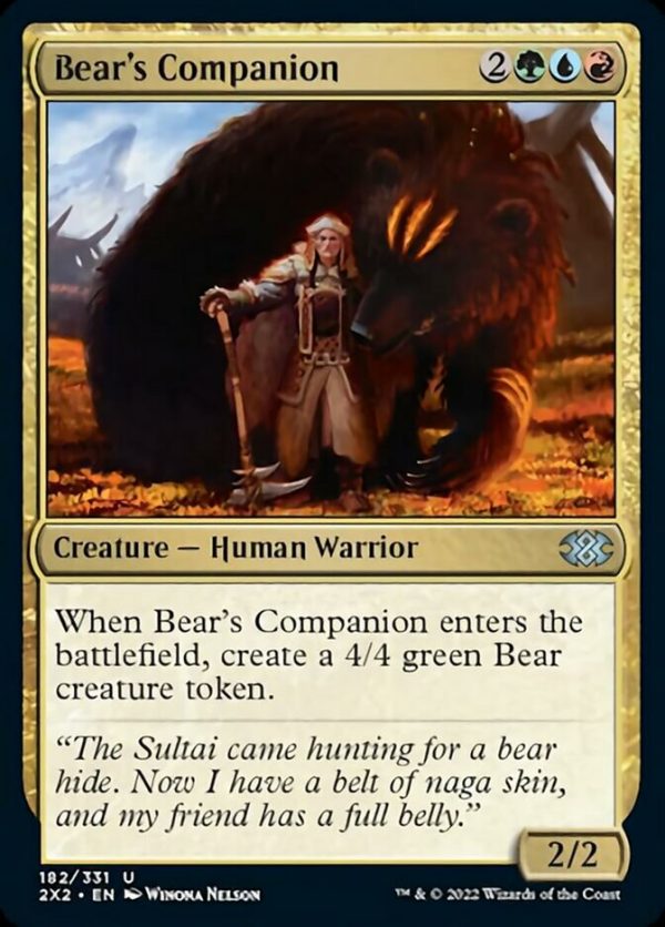 Bear s Companion [Double Masters 2022] Discount