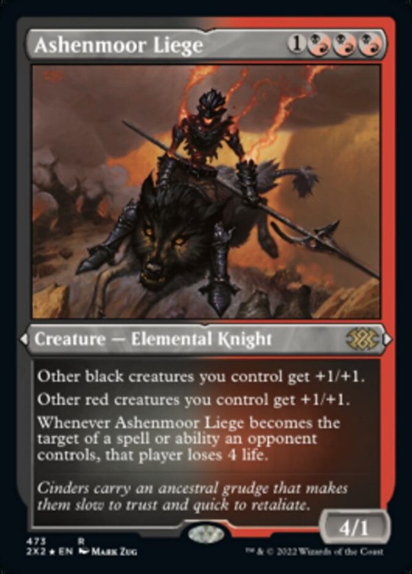 Ashenmoor Liege (Foil Etched) [Double Masters 2022] For Cheap