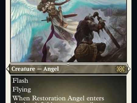 Restoration Angel (Foil Etched) [Double Masters 2022] For Cheap