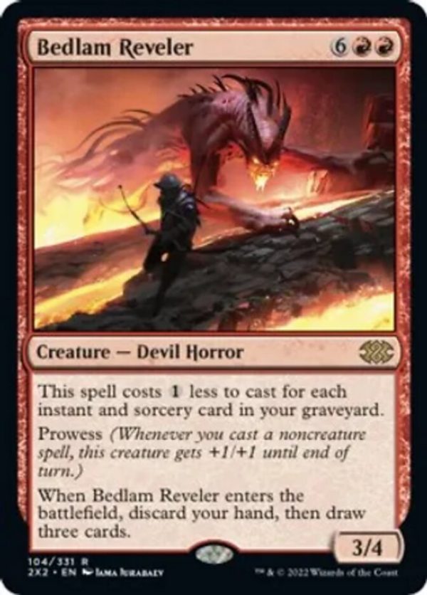 Bedlam Reveler [Double Masters 2022] Supply