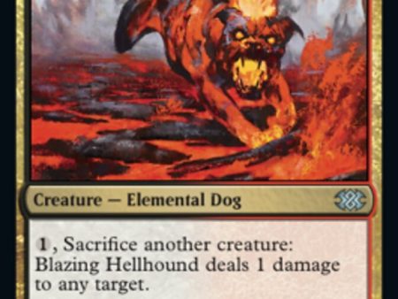 Blazing Hellhound [Double Masters 2022] For Cheap