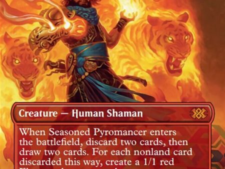 Seasoned Pyromancer (Borderless Alternate Art) [Double Masters 2022] Online Sale