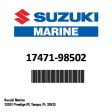 Suzuki - Plate pump case - 17471-98502 on Sale