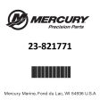 Mercury - Bushing - 23-821771 Online Hot Sale