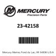 Mercury - Bushing - 23-42158 Sale