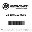 Mercury - Bearing-pivot - 23-8M0177550 For Discount