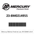 Mercury - Bushing - 23-8M0214955 Cheap