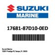 Suzuki - Cover, thermost - 17681-87D10-0ED on Sale